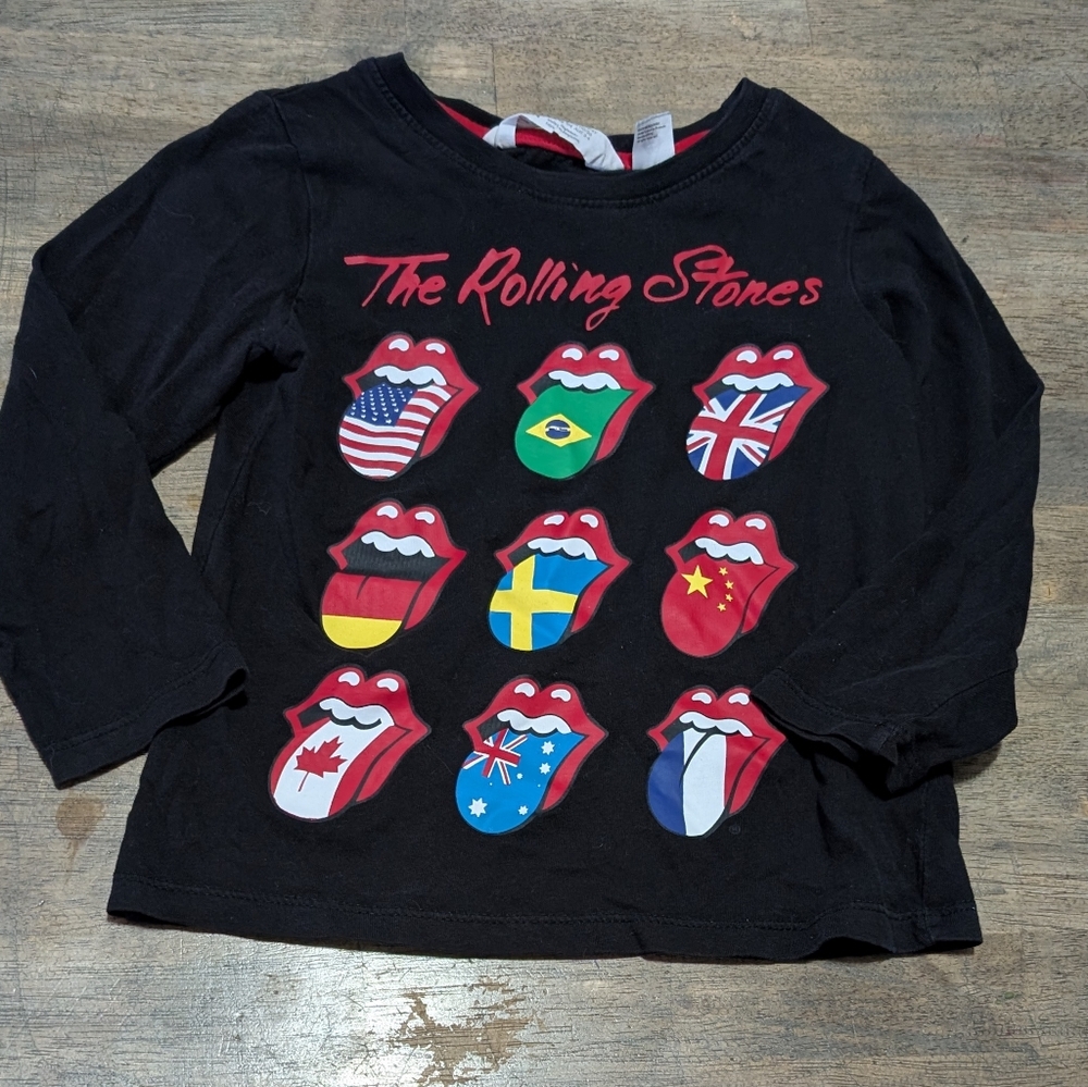 4/$20 EUC Rolling Stones Kids Long Sleeve H&M 2-4 *M6